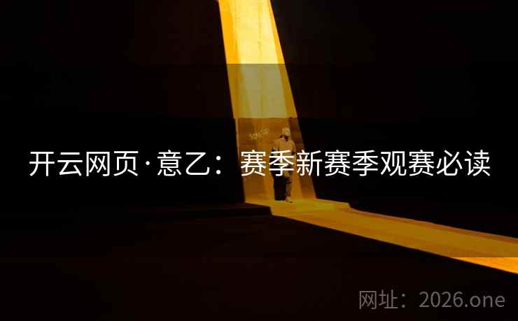 开云网页·意乙:赛季新赛季观赛必读