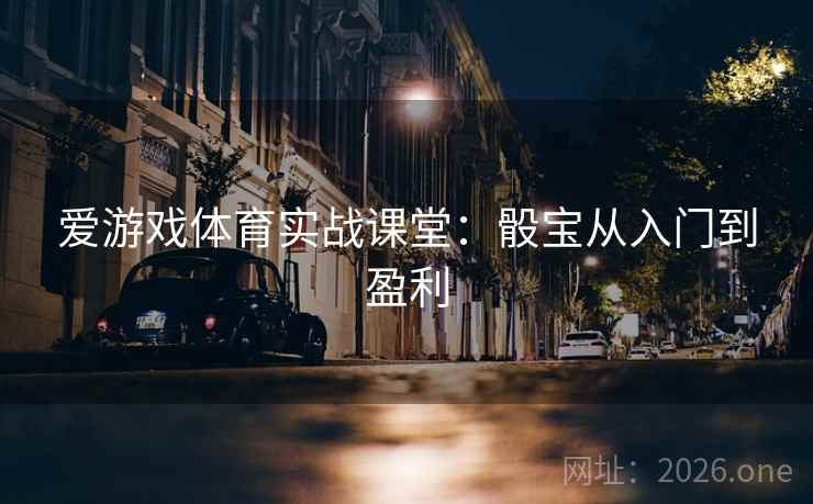 爱游戏体育实战课堂:骰宝从入门到盈利
