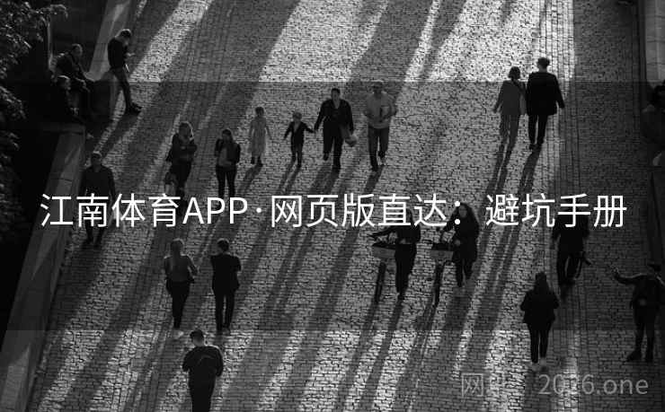 江南体育APP·网页版直达:避坑手册